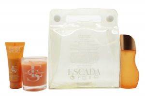 Escada Sport Spirit Miniature Gift Set 15ml EDT + 15ml Body Lotion + Candle