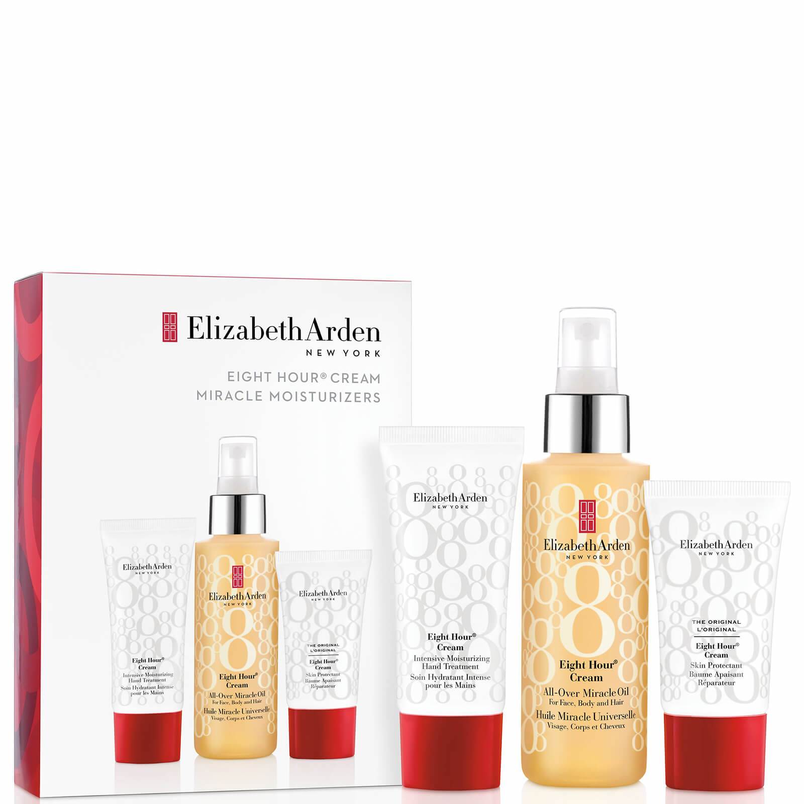 Z612810 Elizabeth Arden Eight Hour Cream Gift Set 100ml All Over Miracle Oil + 30ml Hand Treatment + 15ml Skin Protectant