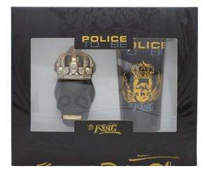 Police To Be The King Gift Set 40ml EDT Spray + 100ml All Over Body Shampoo